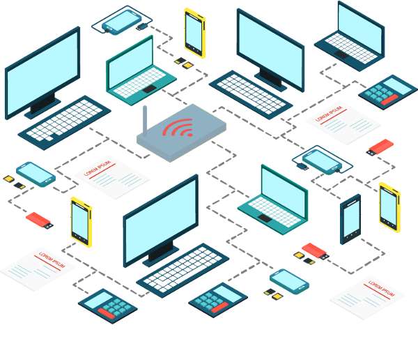 wireless network across all devices 600