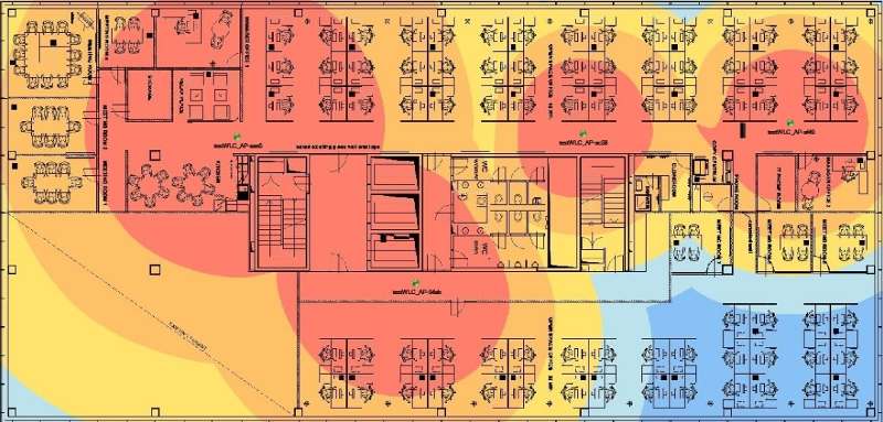 wireless network heatmap