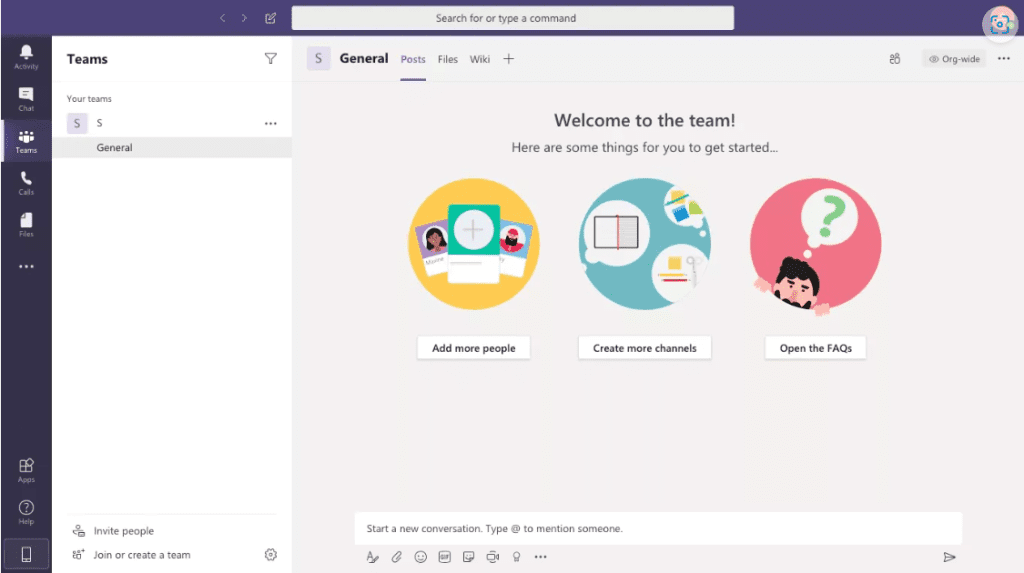 Create an account
